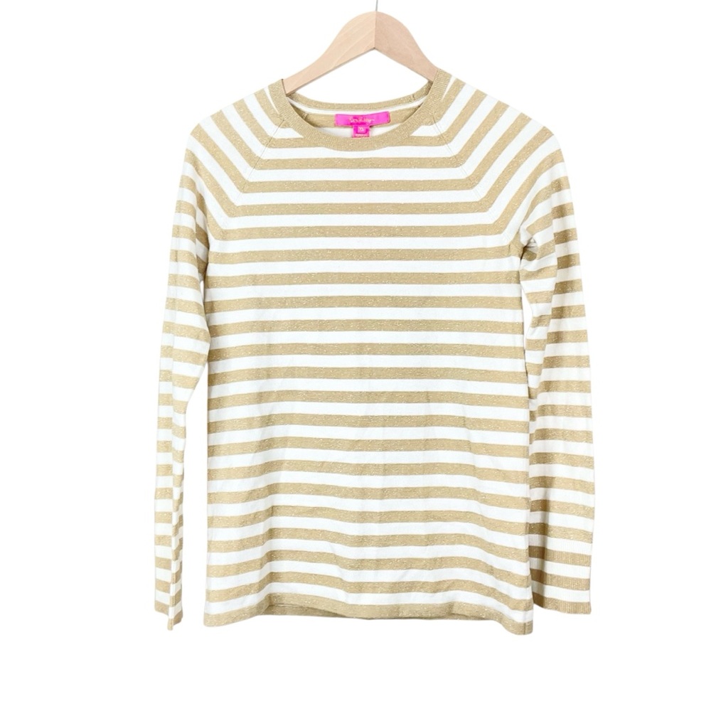 Lilly Pulitzer Dinah Sweater In Two Color Positano Stripe Size XS